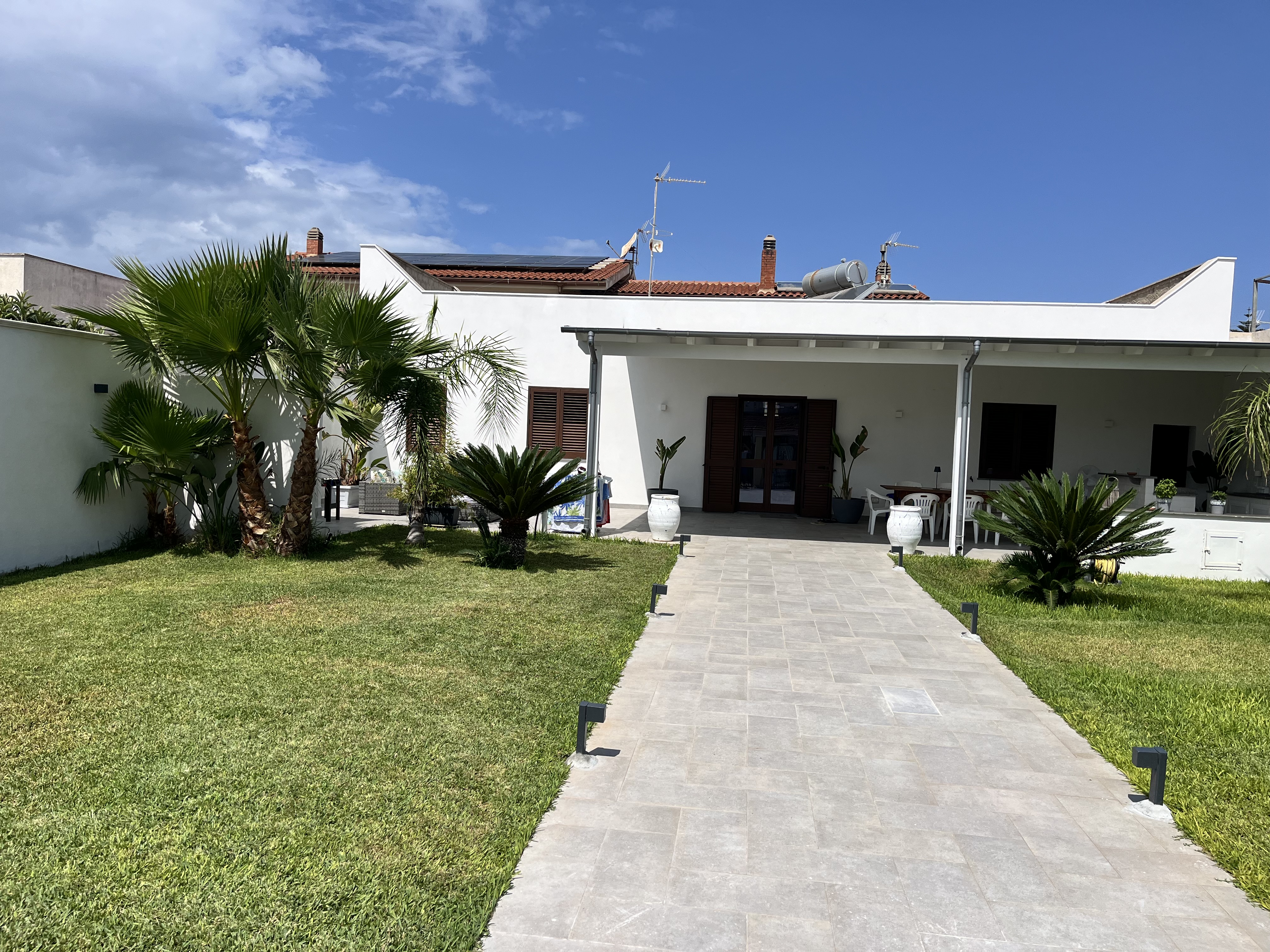 Garten und Sitzbereich von Villa Bianca